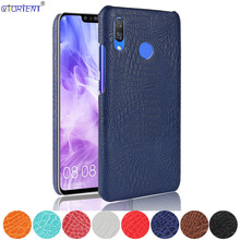 Funda ajustada para Huawei Nova 3 Nova3 funda trasera de piel de cocodrilo PAR-LX1 PAR-L21B PAR-LX1M PAR-LX9 funda rígida de PC fundas 2024 - compra barato