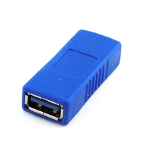 Адаптер USB 3,0 типа А стандартный удлинитель соединитель 5 Гбит/с 2024 - купить недорого