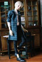 BJD doll clothes for 65--80cm BJD uncle Fashion casual plaid shirt T-shirt jeans Wool cardigan Girl's gift 2024 - buy cheap