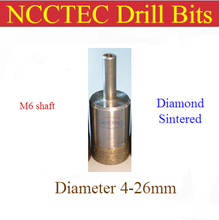 11mm 7/16'' diamond Sintered drill bits NSCD11M6 FREE shipping | WET glass hole saw cutter/1 pcs can drill thousands of holes 2024 - buy cheap