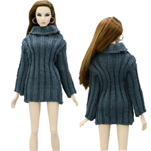 NK-abrigo de muñeca hecha a mano, suéter tejido a mano, Tops, vestido para muñeca Barbie, accesorios, regalos para niñas, juguetes 03C 2024 - compra barato