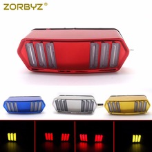ZORBYZ-luz trasera LED para motocicleta, intermitente de freno, color rojo/azul/dorado/cromado, para Honda Grom MSX 125 CBR650F CTX700 CTX700N 2024 - compra barato