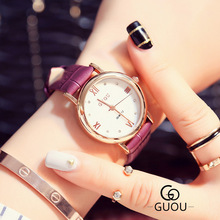 Mulheres Marca de Moda de luxo Relógios Com Strass Elegante Relógio de Pulso de Couro Das Senhoras Do Sexo Feminino Casual Vestido Relógio Bayan Kol Saati 2024 - compre barato