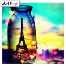 Sale 5d diy diamond painting glass bottle landscape 3d full square / round diamond embroidery home decoration support purchasing 2024 - buy cheap