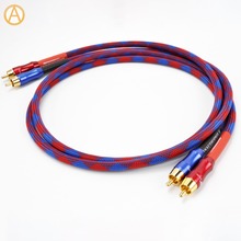RC15 Hifi RCA Cabel OFC RCA Interconnect Audio Cable 8mm OD Proferssional RCA Male To Male RCA Cable 2024 - buy cheap