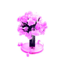 2020 ¡10x8cm Japón! Árbol mágico japonés Sakura-nuevo hecho en Japón, árboles de papel decorativos mágicos, color rosa 2024 - compra barato