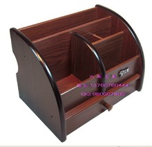 ENVÍO LIBRE pluma Lana con cajón multifuncional chejian papelería pluma de madera de almacenamiento de escritorio de madera 2022 - compra barato