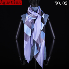 100% slik fashion luxurious Scarf summer for womens stoles scarfs shawls and Shawl wrap Hijab cape female scarves snood sciarpa 2024 - buy cheap