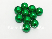 20mm 100pcs/lot Christmas Green Chunky Round Imitation Pearl Acrylic  Beads For Kids Jewelry Making 2024 - buy cheap