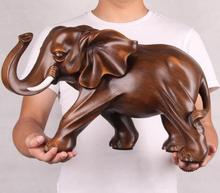 Decoração em miniatura de jardim, estatueta de elefante de resina para decoração de jardim, casa, estátua, artesanato, escritório, sala de estar, feng shui, ornamentos de decoração 2024 - compre barato