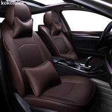 Kokolee-capa personalizada de couro real para assento de carro, cobertura para banco de automóveis maserati quattroporte 2024 - compre barato