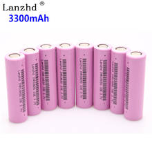 8PCS INR18650 batteries 18650 Battery lithium li ion 3.7v 30a 18650VTC7 18650 3300mAh 33e 2024 - buy cheap