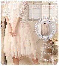 Mori Girl lolita fairy princess Skirt Mori Lolita Lace Cake Casual Skirt Women Loose Skirt Saia Mori Girl novelty Skirt Clothing 2024 - buy cheap