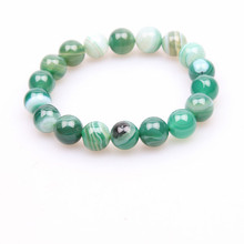 Energy Natural Green Agat Malachite Stone Bracelet Vintage Onyx Charm Chain Beads Bracelets for Women Men Jewelry 6 8 10 12 Mm 2024 - buy cheap