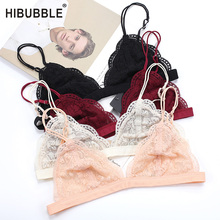 HIBUBBLE Women Bra Sexy Lace Bra Thin brassiere Lingerie