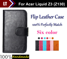 Hot 6 Colors Dedicated Flip Leather Customize Protective Phone Cover Case For Acer Liquid Z3 Z130 Card Holder Wallet Bags 2024 - buy cheap