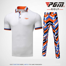 2018 PGM штаны для гольфа, Мужская футболка с короткими рукавами, длинные штаны, летние дышащие быстросохнущие спортивные штаны для мужчин, размер XXS-XXXL 2024 - купить недорого