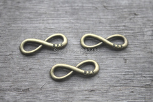 25 uds.-amuletos Infinity, conector "Best friend forever", BFF,B F, Bronce Antiguo, símbolo del infinito, colgantes de 9x24mm 2024 - compra barato