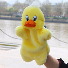 Kids Lovely Animal Plush Hand Puppets Childhood Soft Toy Duck Shape Story Pretend Playing Dolls Gift For Children 2024 - buy cheap