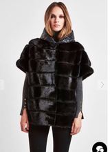 Arlenesain custom black real mink fur women jacket with detachable hat 2024 - buy cheap