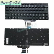 US Laptop Keyboard For Lenovo Flex 4-1435 Flex 4-1470 Flex 4-1480 Series English black backlit PK131JG3C00 SN20K82245 LCM15J5 2024 - buy cheap