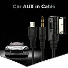 3.5mm AUX USB Cable Mini Jack MP3 Cable Car USB charger Adapter Music AMI MMI Interface for Audi A3 A4 A5 A6 TT for VW Jetta 2024 - buy cheap