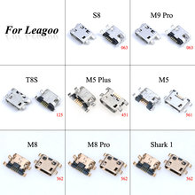 2 шт. для Leagoo S8 M9 Pro T8S M5 Plus M8 Pro Shark 1 телефонный порт для зарядки, разъем, мини микро USB разъем, замена 2024 - купить недорого