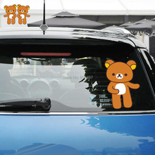 20 x Newest Car Styling Cartoon Car Sticker Bear Rilakkuma Car Cover Decal for Toyota Chevrolet Volkswagen Tesla Kia Ford Lada 2024 - buy cheap