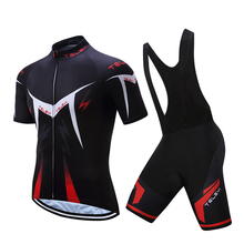 2022 bike clothes set Men's cycling jersey Pro team bicycle bib short clothing mtb maillot kit suit gel pad pants wear shirt 2024 - buy cheap