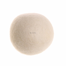 Bola secadora de lana de oveja reutilizable, lote de suavizante de tela de lavandería Natural orgánico, 1 unidad 2024 - compra barato