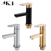 3 Color Luxury Bathroom Faucet Deck Mounted Hot And Cold Mixer Tap Space Aluminum Single Handle Basin Sink Faucet Mci 2024 - buy cheap