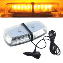 DC12V 24V 72 LED Amber Car Roof Strobe light Emergency Beacon Flashing warning Lamp lighting Magnetic Mounted 2024 - buy cheap