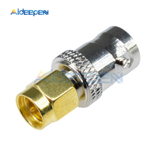 SMA Male к BNC Female RF Coax Коаксиальный SMA Male Plug к BNC Female M/F Radio переходник для антенного соединителя 2024 - купить недорого