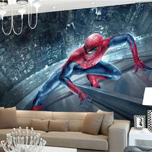 Marvel Spiderman Kids Boys Children Photo wallpaper Custom 3D Wallpaper Superhero Wall Murals Art interior Bedroom Room decor 2024 - buy cheap