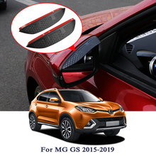 2pcs Car Styling Car Rearview Mirror Rain Eyebrow Sticker For MG GS MG 6 ZS Carbon Fiber Protector Sticker External Accessories 2024 - buy cheap