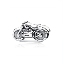 New Original 925 Sterling Silver Bead Charm Antique Motorcycle Bike Bead Charm Fit  Bracelets Necklace DIY Women Jewelry 2024 - buy cheap