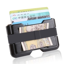 Newest Aluminum ID Credit Card Holders Mini RFID Blocking Slim Business Wallet For Men Women Cardholder Porte Carte Male Wallets 2024 - buy cheap