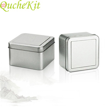 3pcs 50ml Square Metal Storage Box Gift Jewelry Organizer Box Soap Chocolate Candy Box Tin Jar Coffee Tea Cans 2024 - buy cheap