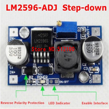 Frete grátis 20 pcs LM2596 LM2596S-ADJ DC-DC Ajustável Step-Down Módulo De Potência 2024 - compre barato