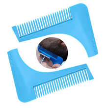 Comb Beard Trimmer Shaping Tool Sex Man Gentleman Beard Trim Template Beard Combs Shaving Hair Molding 2024 - buy cheap