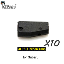 KEYECU-llave del coche con Chip de carbono para Subaru, llave del coche con control remoto, transpondedor, 10x, 4D62 2024 - compra barato