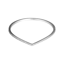 Genuine 925 Sterling Silver Shimmering Wish Bangle Bracelet with Clear CZ Fashion Jewelry for Women DIY Charms Bracelet pulsera 2024 - buy cheap