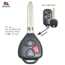 KEYECU Replacement Upgraded Remote Key Fob 315MHz 4C for Toyota Camry Corolla Sienna Echo 1999-2003 GQ43VT14T 2024 - buy cheap