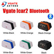 100% Original Vgate iCar2 Bluetooth Code Reader With 6 Colors For Android ELM327 Bluetooth Auto OBDII Vgate iCar 2 Bluetooth 2024 - buy cheap