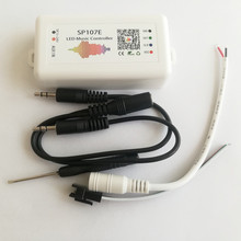 Светодиодный контроллер SP107E pixel IC SPI, музыкальное приложение для телефона, Bluetooth, совместим с RGB WS2812 SK6812 SK9822 APA102, полоса DC5-24V 2024 - купить недорого