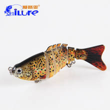 iLure 10.5cm/13g 7 Segments Fishing Lure Hard Artificial Bait 7 Sections Fish Lure Likelife Wobbler Swimbait Nes Pesca Tackles 2024 - buy cheap