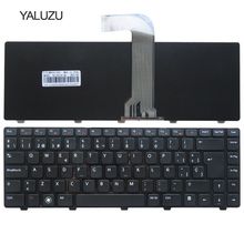 Teclado de laptop sp/ru, para dell seus modelos 3550 xps l502 n4110 n4120 m4110 n4050 m4040 n5050 m5040 n5040 2024 - compre barato