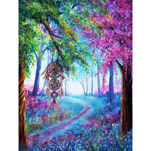 5D DIY diamond Painting Fantasy Forest & Trees Cross Stitch diamond embroidery mosaic diamonds wall stickers home decor KBL 2024 - buy cheap