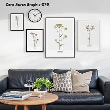 Simple Nordic Flower Lotus Brassica Magnolia Canvas Art Prints posters Living Room Wall Pictures Home Decor Painting No Frame 2024 - buy cheap