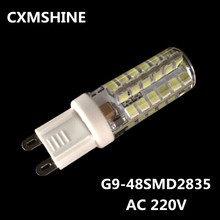 Fashionable Light 10Pcs/Lot G9 LED Corn Lamps 6W 220-240V Led Light 48SMD Crystal Light Ceramic Bulbs Cold White/Warm White 2024 - buy cheap
